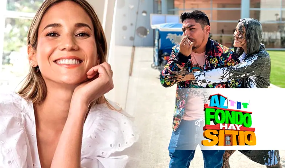 La actriz María Gracia Gamarra tuvo su debut en "Al fondo hay sitio" con trágica escena. Foto: Composición de Gerson Cardoso/La República/captura de YouTube/Al fondo hay sitio/María Grazia Gamarra/Instagram