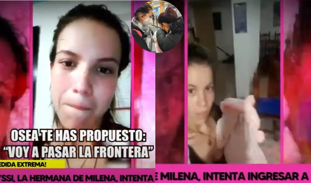 Greyssi Ortega está dispuesta a cruzar la frontera a Estados Unidos para reencontrarse con su esposo. Foto: Captura de Willax TV, Greyssi Ortega/Instagram Greyssi Ortega está dispuesta a cruzar la frontera a Estados Unidos para reencontrarse con su esposo. Foto: Captura de Willax TV, Greyssi Ortega/Instagram