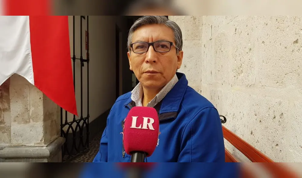 Hernando Tavera explica la situación de Arequipa en cuanto a la colocación de sensores para sismos. Foto: Alexis Choque/URPI-LR