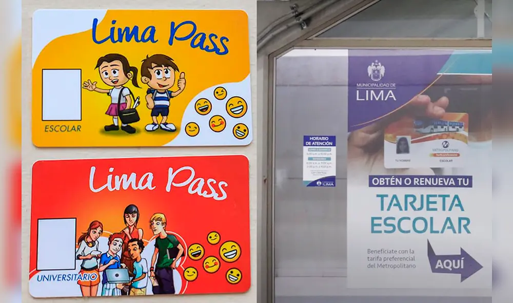 Conoce el procedimiento y los horarios de atención para tramitar tu nueva tarjeta de medio pasaje del corredor y Metropolitano. Foto: Composición La República