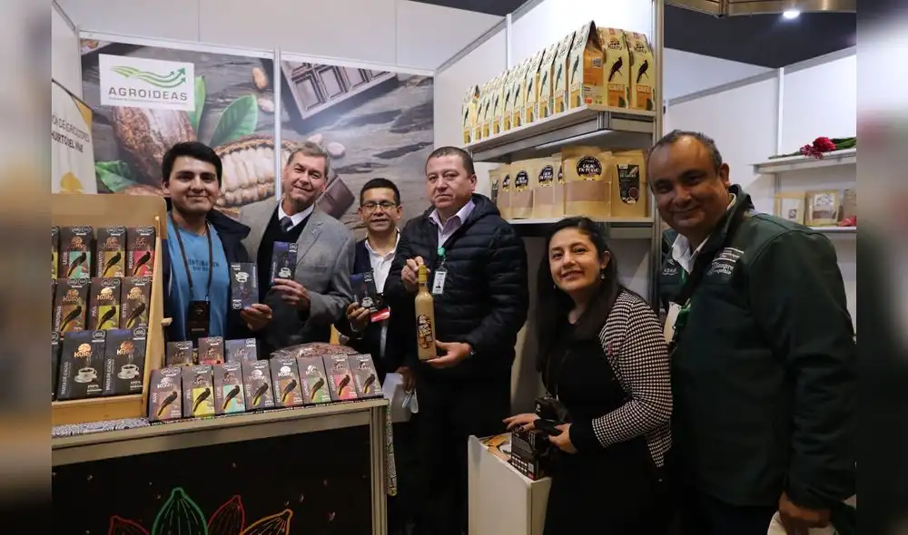 Cacao peruano. Feria reúne a 250 marcas nacionales, incluidas organizaciones y empresas cacaoteras, así como proveedores de insumos y servicios. El evento va hasta este domingo 17 de julio en el Lima Centro de Convenciones de Sn Borja. Foto: Agroideas