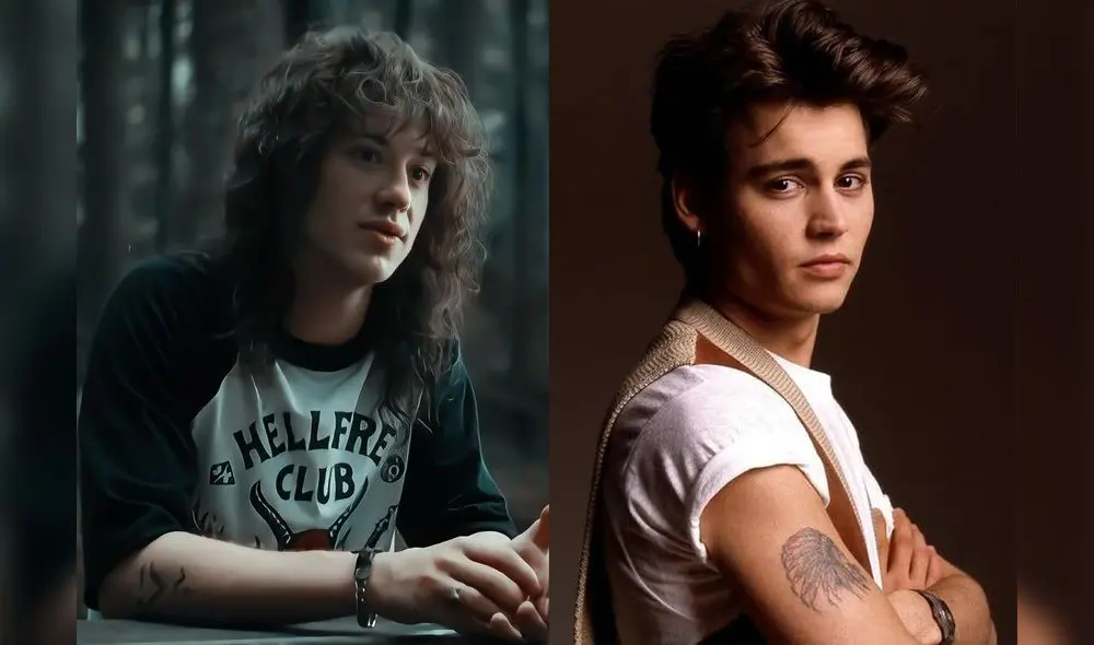 Eddie Munson murió en el último episodio de "Stranger things 4". Foto: composición LR/Pinterest/Netflix