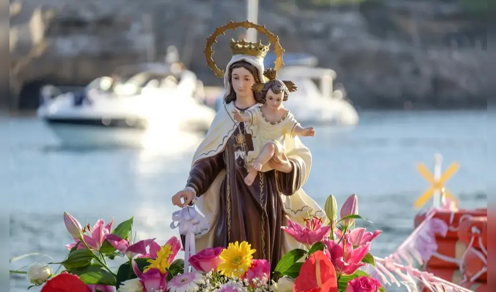 La Virgen del Carmen es conocida como Santa María del Monte Carmelo. Foto: La Noticia