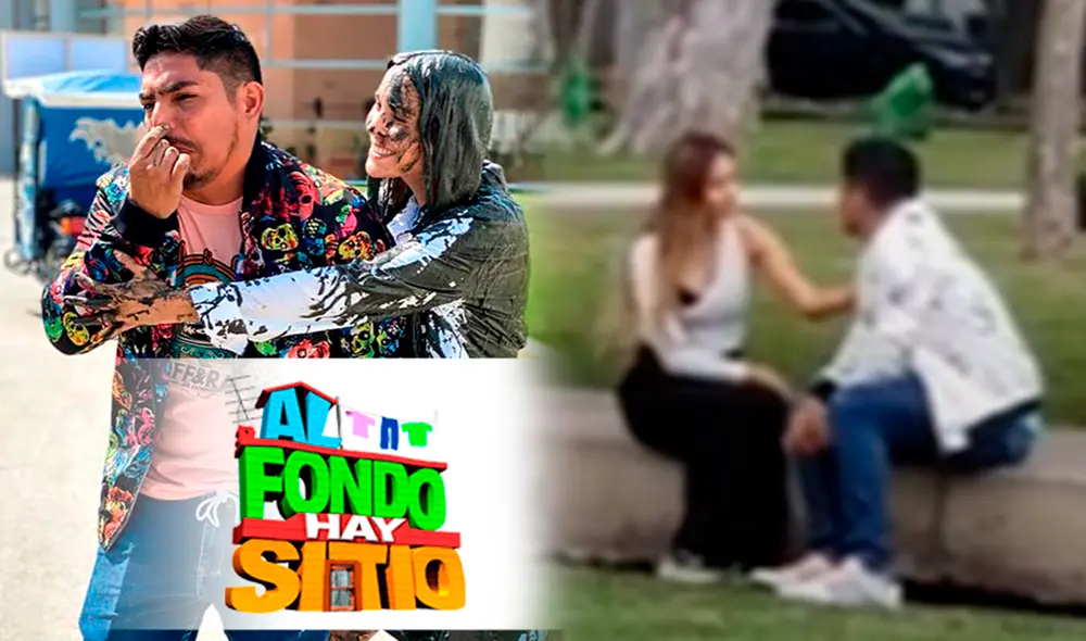 Joel Gonzales le reclamó a María Grazia Gamarra por presuntamente estar jugando con sus sentimientos. Foto: composición/captura América TV/TikTok Joel Gonzales le reclamó a María Grazia Gamarra por presuntamente estar jugando con sus sentimientos. Foto: composición/captura América TV/TikTok
