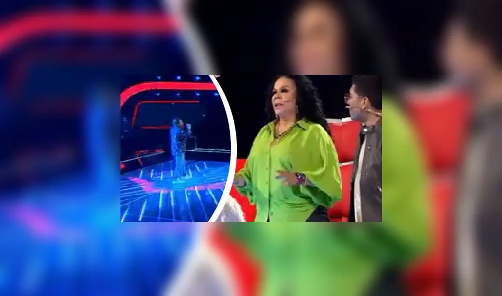 Edu Lecca, exintegrante del Grupo 5, en La voz Perú. Foto: captura Latina