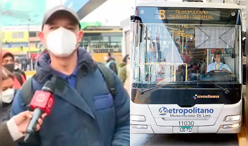 Usuarios denuncian su disconformidad con el Metropolitano. Foto: composición LR/captura de América Usuarios denuncian su disconformidad con el Metropolitano. Foto: composición LR/captura de América