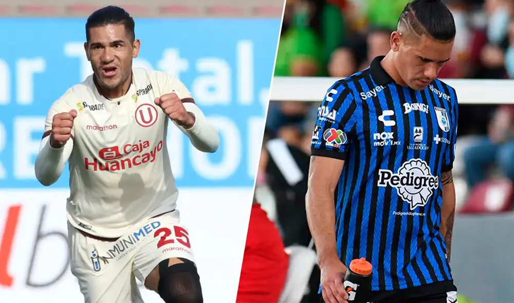 Jonathan Dos Santos vive una realidad completamente opuesta al buen año que tuvo en Universitario. Foto: composición LR/Liga 1/Quéretaro FC Jonathan Dos Santos vive una realidad completamente opuesta al buen año que tuvo en Universitario. Foto: composición LR/Liga 1/Quéretaro FC