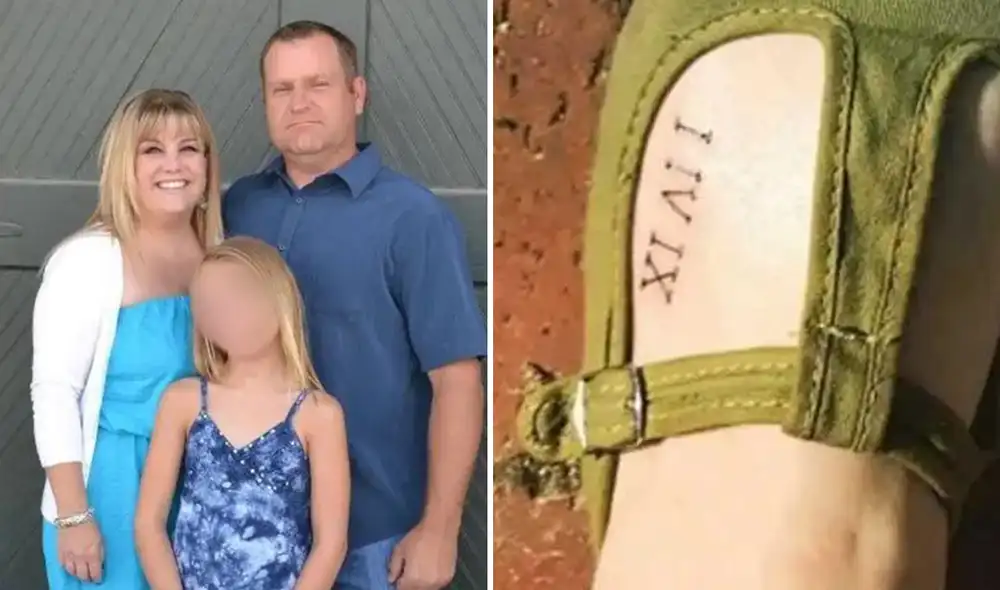 Kaitlyn le pidió permiso a su mamá para hacerse un tatuaje pequeño en honor a su fallecido padre. Foto: Diane Register/Facebook