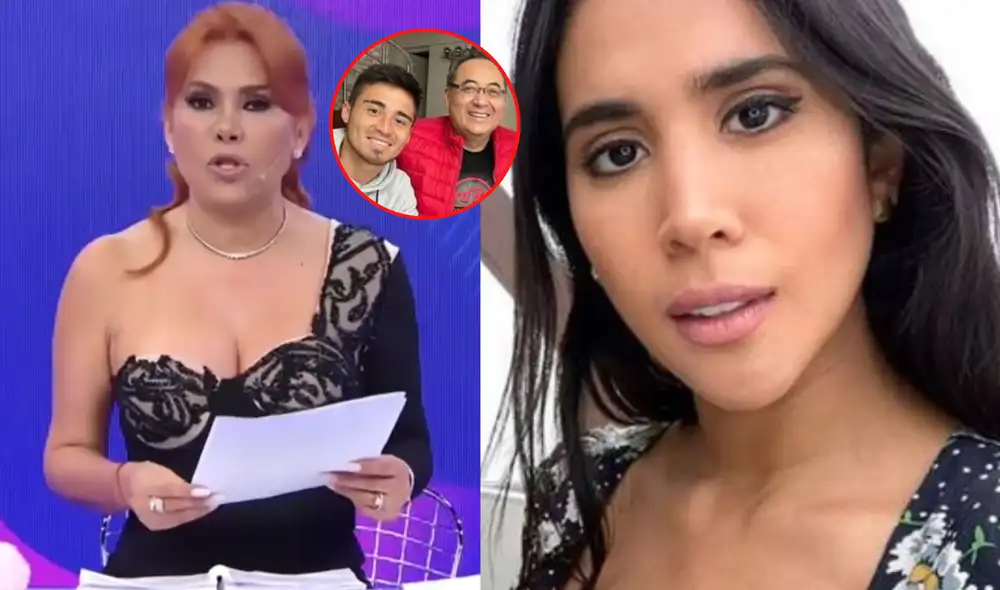 Magaly Medina expresa su apoyo a Melissa Paredes por demandar al papá de Rodrigo Cuba, Jorge Cuba. Foto: Composición LR / Captura de ATV / Instagram @gatocuba16 @melissaparedes