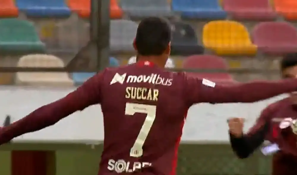 Succar anotó tras casi un año de sequía. Foto: Gol Perú