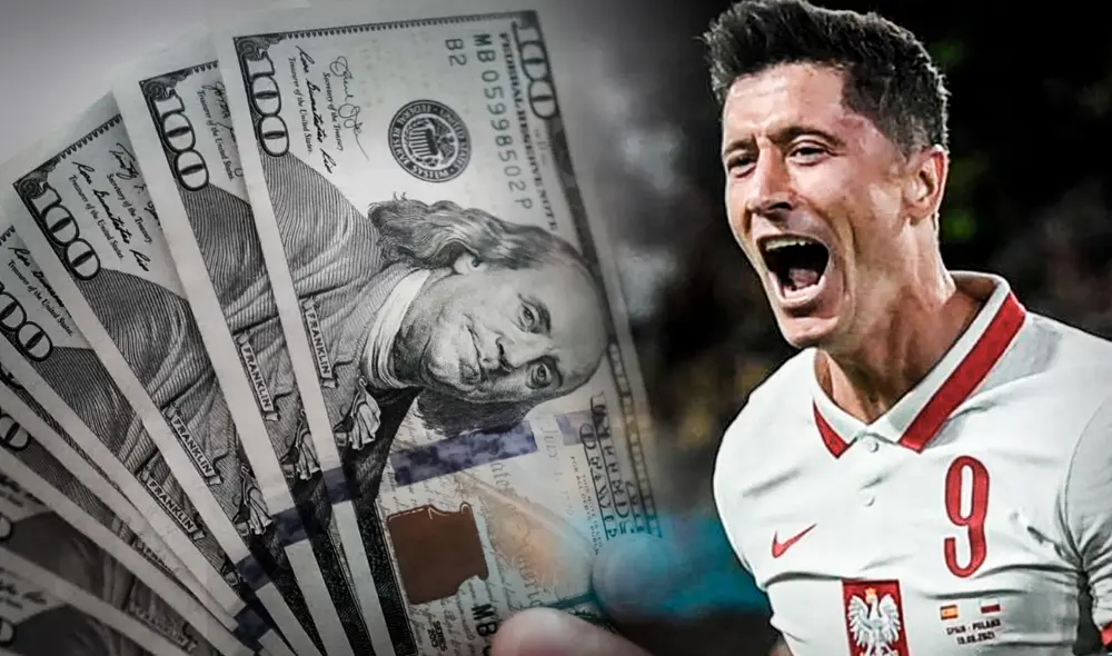 Robert Lewandowski es imagen de diferentes empresas, como Gilette. Foto: composición AFP/EFE