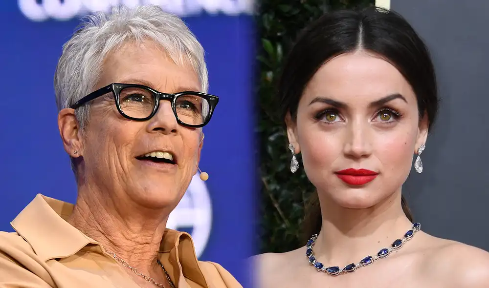 Jamie Lee Curtis quiso recomendar a Ana de Armas para el papel de María en "West side story". Foto: composición/AFP