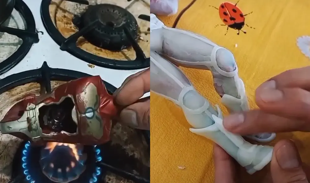 Las redes sociales felicitaron al padre por el resultado del muñeco. Foto: composición LR / TikTok / nachoduff5 Las redes sociales felicitaron al padre por el resultado del muñeco. Foto: composición LR / TikTok / nachoduff5