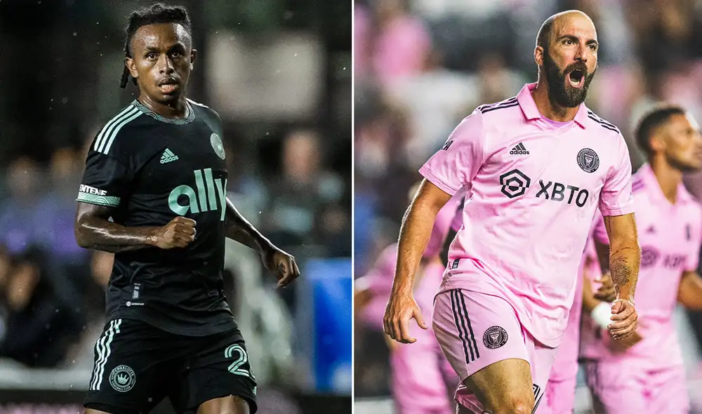 Reyna e Higuaín llevan dos y cuatro goles en la MLS 2022, respectivamente. Foto: composición Charlotte FC/Inter Miami Reyna e Higuaín llevan dos y cuatro goles en la MLS 2022, respectivamente. Foto: composición Charlotte FC/Inter Miami