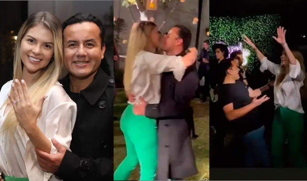 Brunella Horna y Richard Acuña celebran compromiso a lo grande. Foto: @brunehorna/Instagram
