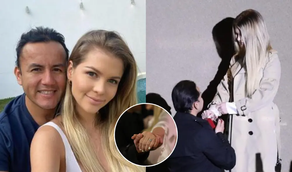 Richard Acuña le propuso matirmonio a Brunella Horna. Foto: brunehorna/Instagram