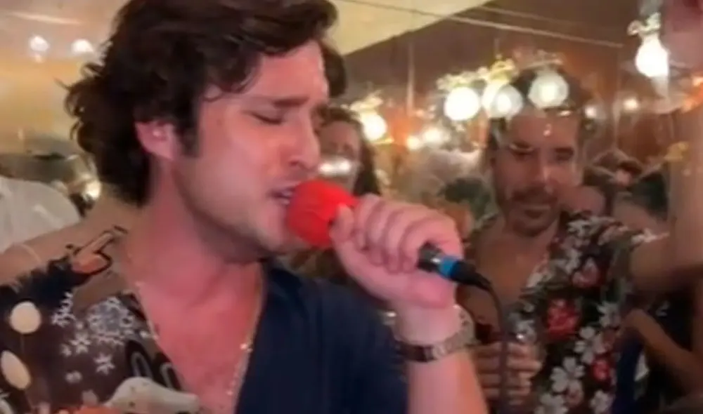 Diego Boneta interpretó al 'Sol de México' en "Luis Miguel, la serie" de Netflix. Foto: captura de TikTok