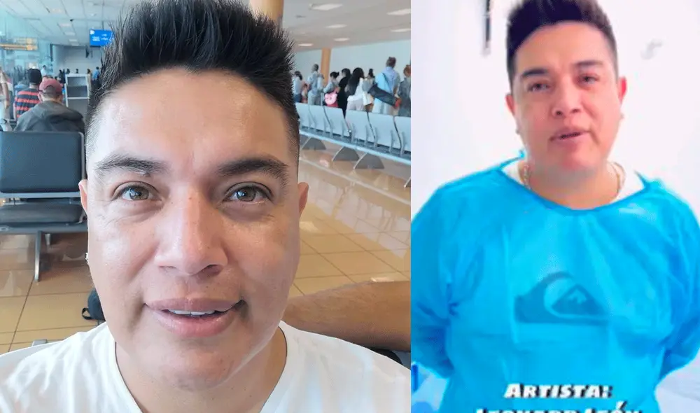 Leonard León se realiza procedimiento estético en Arequipa. Foto: composición Leonard León/Instagram