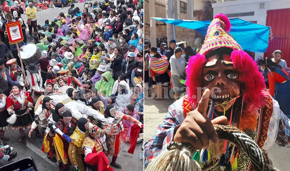 Miles de personas se dieron cita en la principal plaza de Paucartambo. Foto: URPI/Luis Álvarez