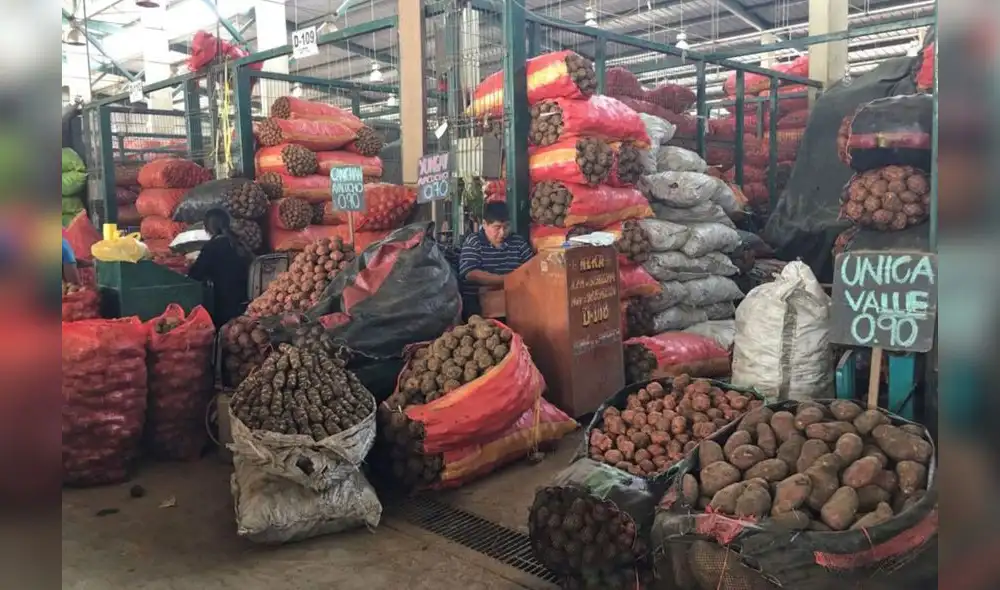 En el GMML se ha registrado hoy el acceso de 6.749 toneladas de alimentos. Foto: Andina