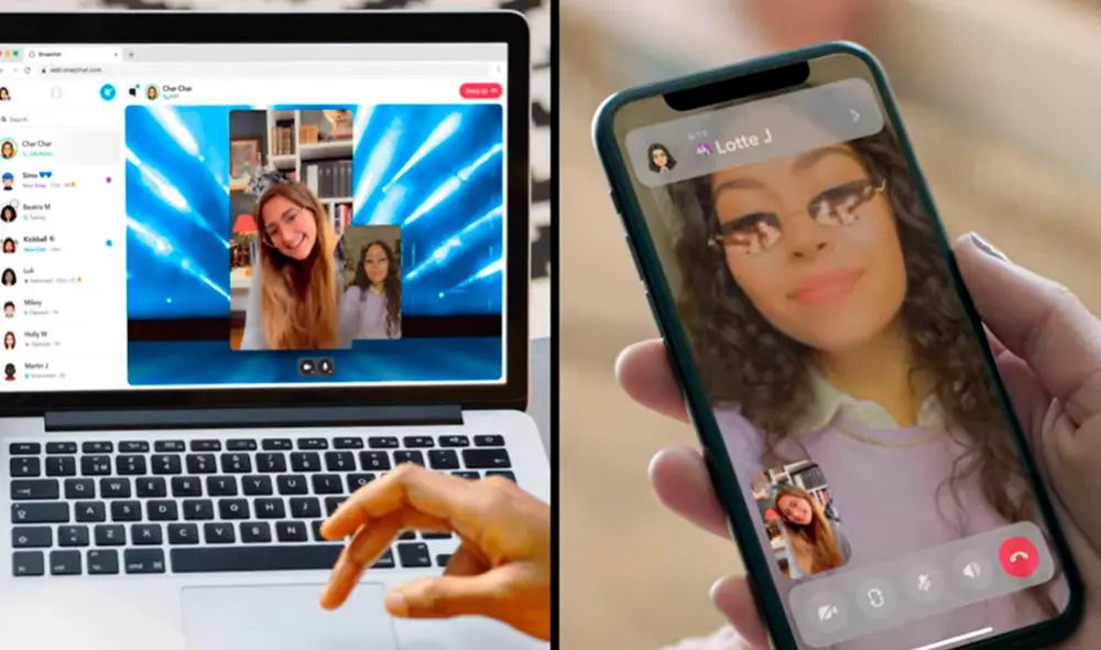 Por el momento, la versión web solo está disponible para suscriptores de ciertos países. Foto: Snapchat