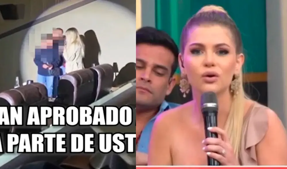 Brunella Horna habló de su compromiso con Richard Acuña. Foto: composición LR/captura América TV Brunella Horna habló de su compromiso con Richard Acuña. Foto: composición LR/captura América TV