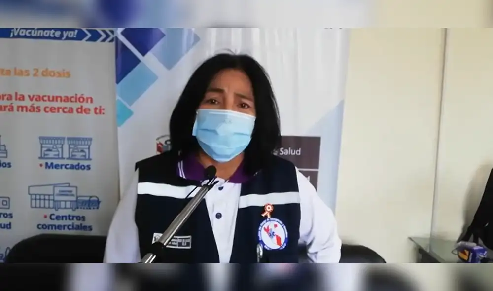Directora de la Red de Salud Ilo, María Clavijo. Foto: Captura de Facebook Radio Uno