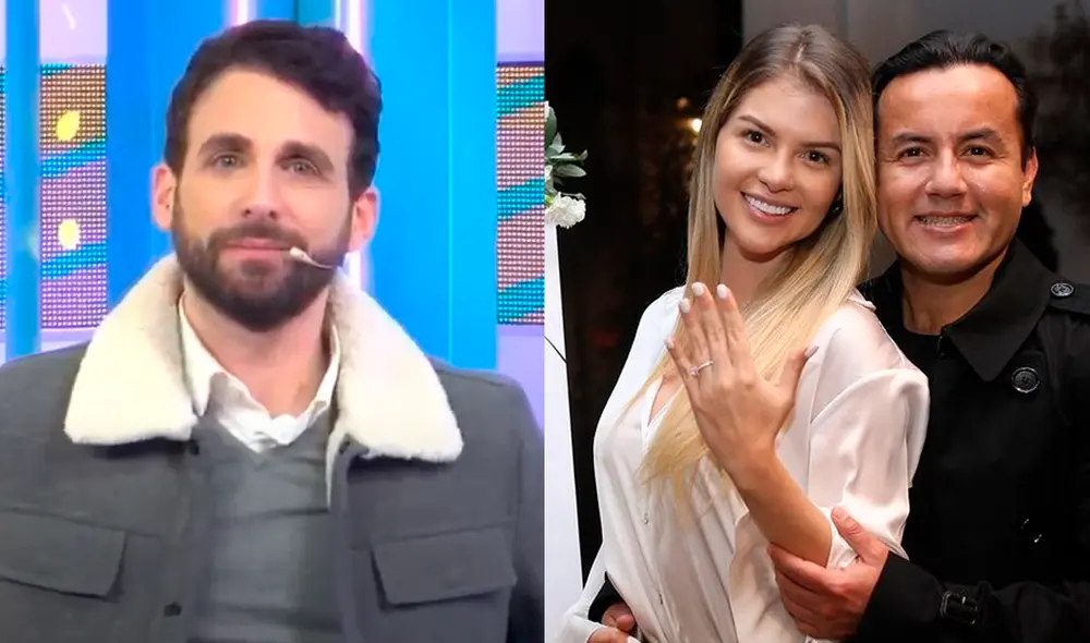 Rodrigo González cree que el compromiso de Richard Acuña y Brunella Horna estaba arreglado. Foto: composición LR/Willax TV