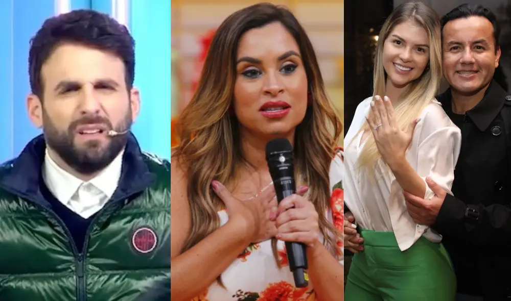 Ethel Pozo ya no es la única novia en "América hoy". Foto: composición LR/Rodrigo González/Instagram/captura de América TV/Brunella Horna/Instagram Ethel Pozo ya no es la única novia en "América hoy". Foto: composición LR/Rodrigo González/Instagram/captura de América TV/Brunella Horna/Instagram