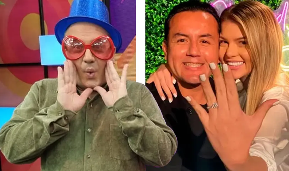 ‘Metiche’ dijo que le pareció muy raro cómo se dio la pedida de mano de Brunella Horna. Foto: María Pía Ponce/URPI-GLR/Brunella Horna/Instagram ‘Metiche’ dijo que le pareció muy raro cómo se dio la pedida de mano de Brunella Horna. Foto: María Pía Ponce/URPI-GLR/Brunella Horna/Instagram