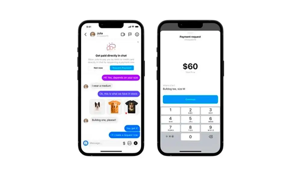 Los usuarios podrán hacer sus compras con un enlace de pago. Foto: Meta