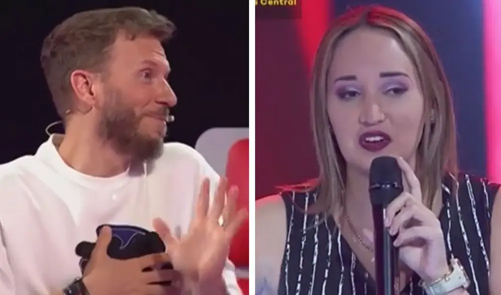 Noel Schajris tuvo una inesperada reacción durante la última edición de "La voz Perú". Foto: composición LR/captura de Latina