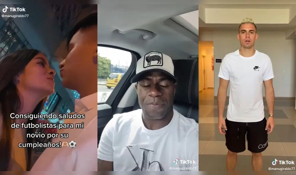 El muchacho quedó sorprendido con su regalo de cumpleaños. Foto: composición/ @manugiraldo77/TikTok El muchacho quedó sorprendido con su regalo de cumpleaños. Foto: composición/ @manugiraldo77/TikTok