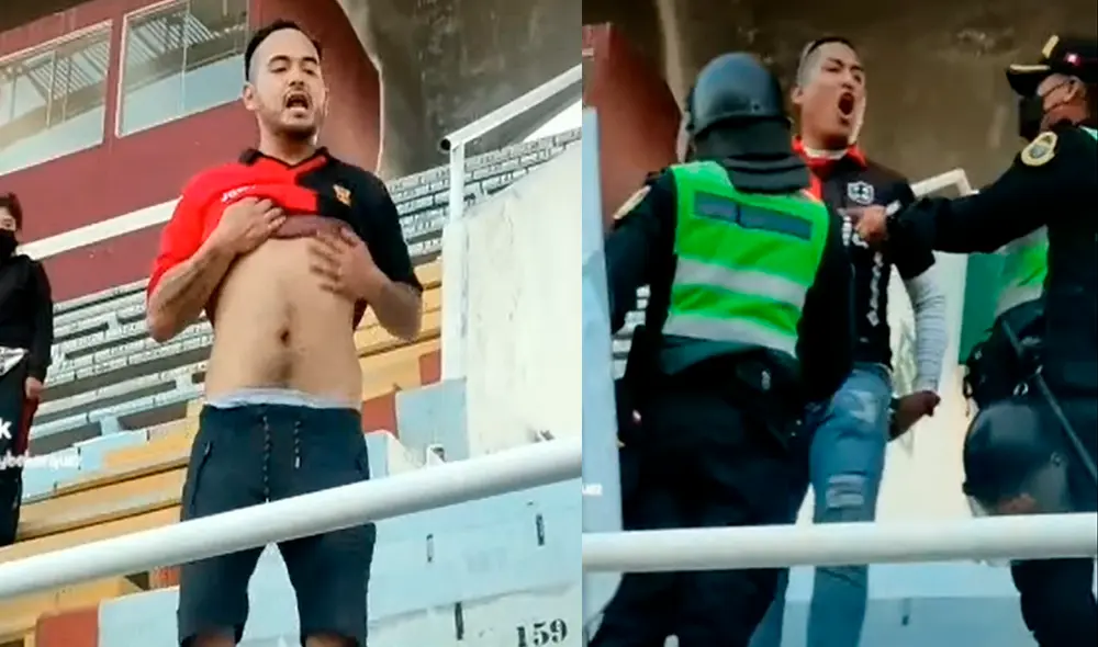 Hecho se registró tras el partido entre el FBC Melgar vs. Sporting Cristal. Foto: Seidy Bohorquez/captura de Facebook