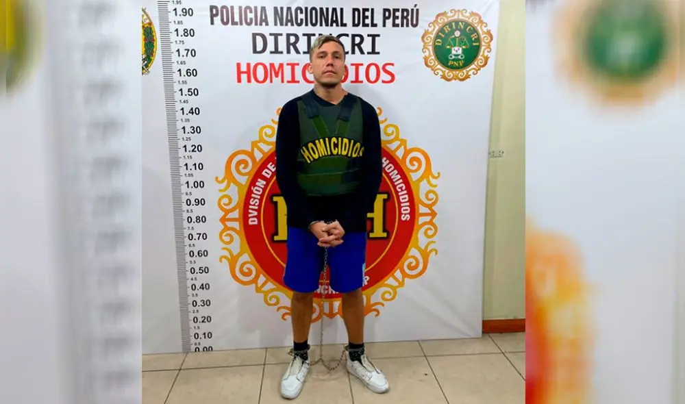Alias ‘Machelo’, acusado de doble crimen y descuartizamiento, arribó a nuestro país en medio de un fuerte contingente policial. Foto: PNP Alias ‘Machelo’, acusado de doble crimen y descuartizamiento, arribó a nuestro país en medio de un fuerte contingente policial. Foto: PNP