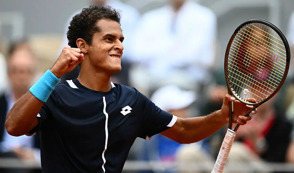Juan Pablo Varillas es el puesto 115 del ranking mundial ATP. Foto: AFP