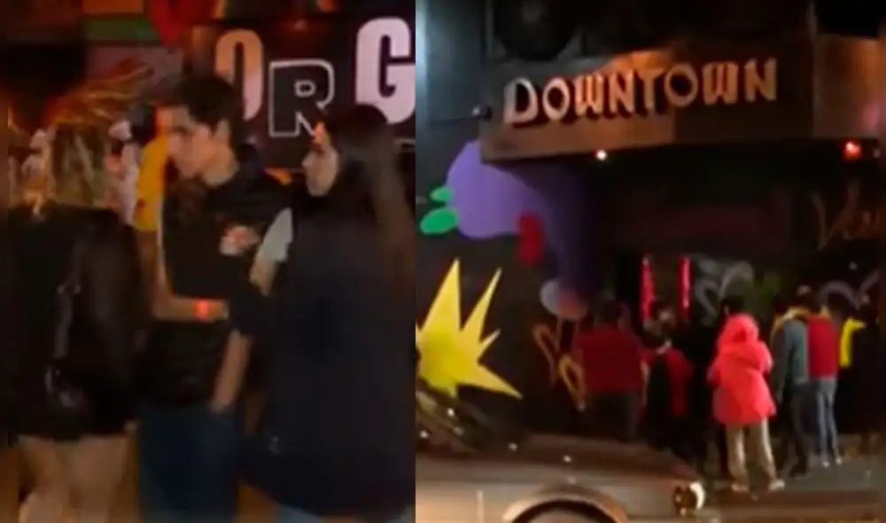 Los jóvenes reclamaron que el personal de seguridad no los quiso ayudar a dar con los sospechosos. Foto: captura de Panamericana