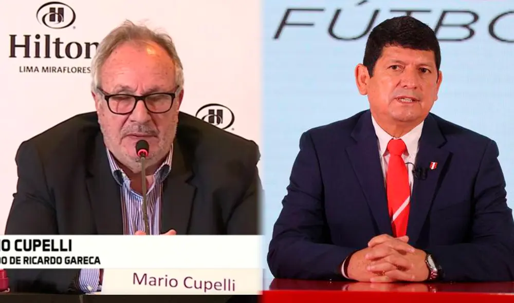 Mario Cupelli declaró sobre el proceso de renovación de Gareca con la Blanquirroja. Foto: composición LR/captura Movistar Deportes