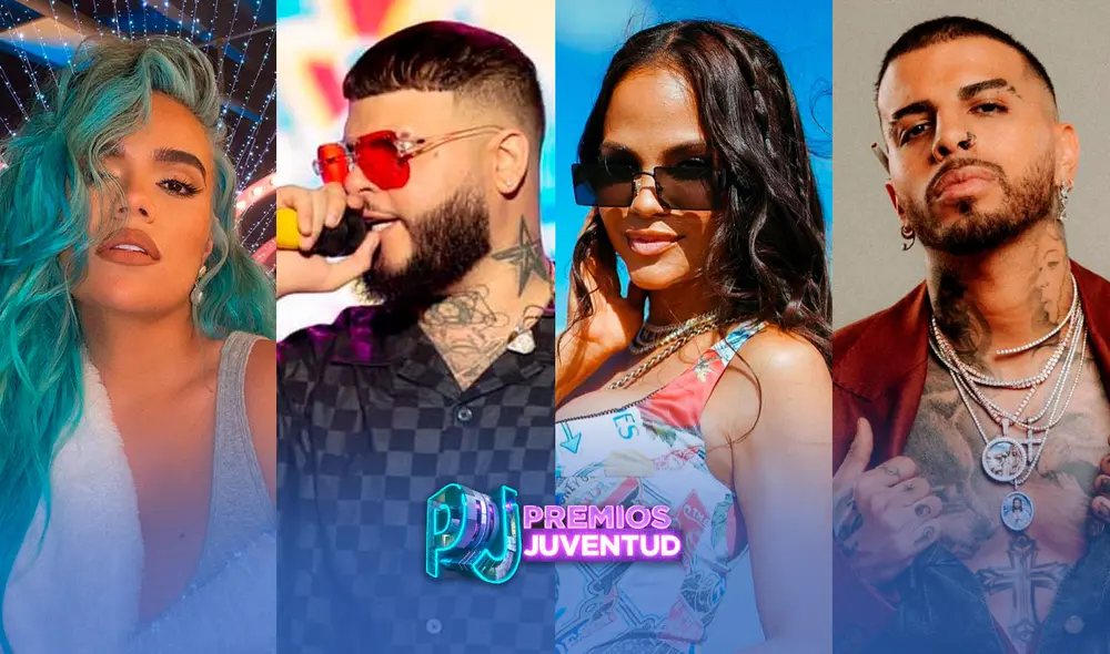 Los Premios Juventud 2022 se entregarán en San Juan de Puerto Rico. Foto: composición de Jazmín Ceras/La República/KaroL G/Farruko/Natti Natasha/Rauw Alejandro/Facebook