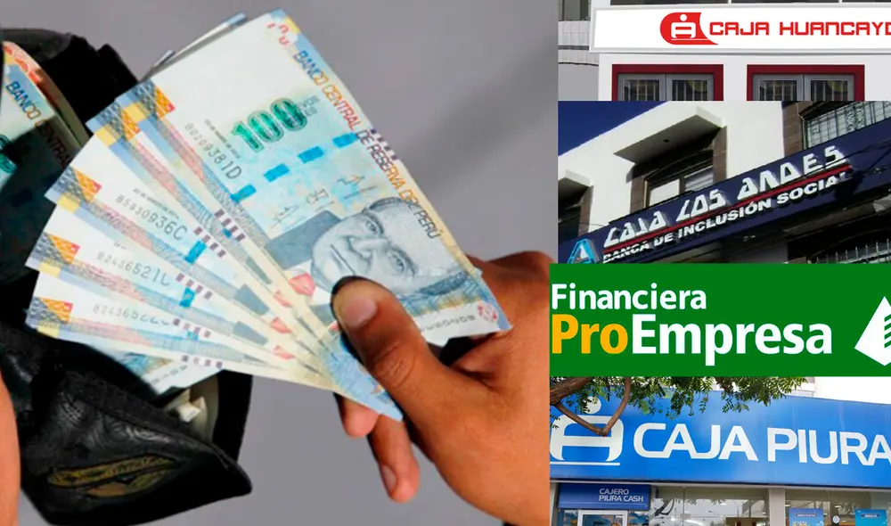 La Caja Huancayo ha aumentado su tasa de intereses al 7,25%, seguida de  la Caja rural Los Andes 7%, la financiera Proempresa y Caja Raíz (6,9%)  y Caja Piura y Financiera OH (6,5%), según indicó la SBS. Foto:Composición LR/Andina