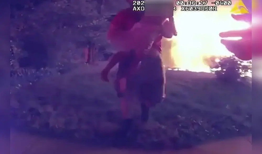 Nicholas Bostic narró toda la historia a medios locales. Video: Twitter/@LafayetteINPD Nicholas Bostic narró toda la historia a medios locales. Video: Twitter/@LafayetteINPD