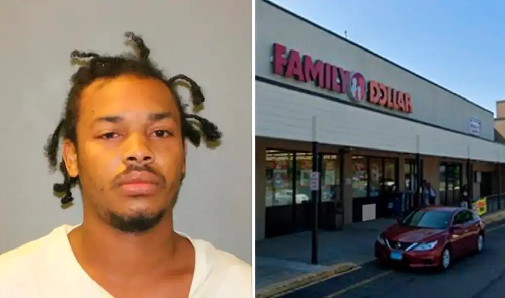 El agresor está retenido y deberá pagar una fianza que asciende a 25.000 dólares si desea volver a casa. Foto: composición LR / Departamento de policía de Hamden / Google Maps El agresor está retenido y deberá pagar una fianza que asciende a 25.000 dólares si desea volver a casa. Foto: composición LR / Departamento de policía de Hamden / Google Maps