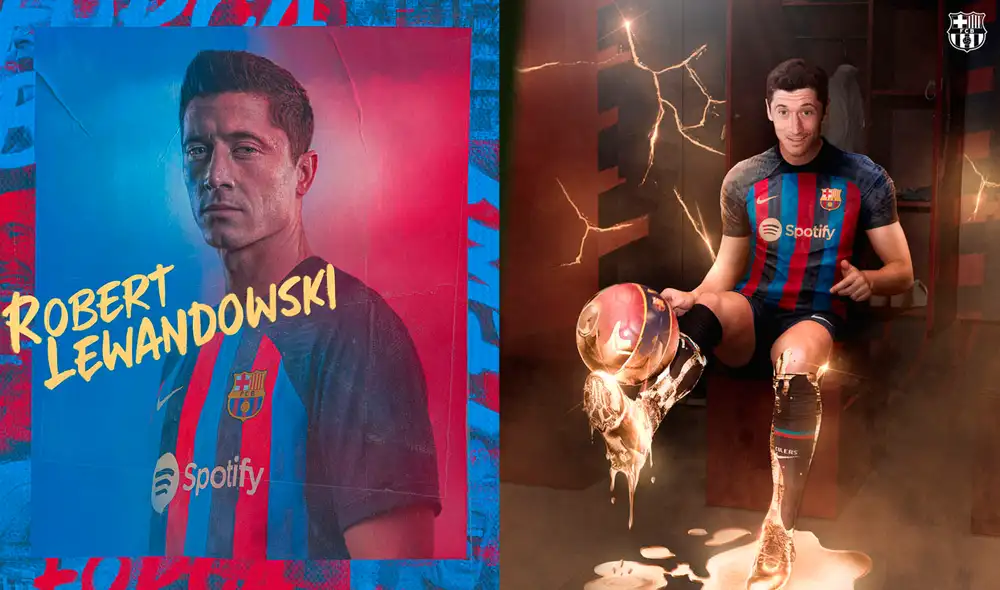 Robert Lewandowski jugará LaLiga por primera vez en su carrera. Foto: composición LR/FC Barcelona