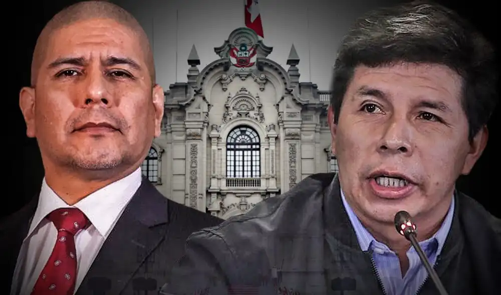 Las reuniones del exministro del Interior con el presidente Pedro Castillo son cada vez más frecuentes. Foto: composición Fabrizio Oviedo/La República