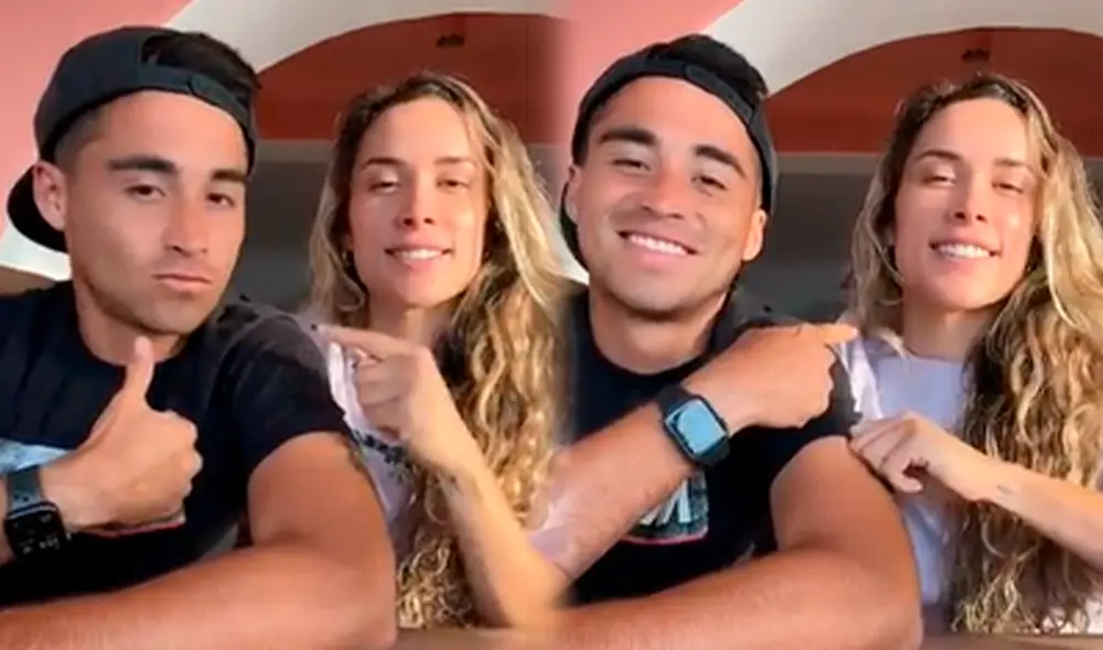 Rodrigo Cuba y Ale Venturo grabaron hilarante video contando detalles de su relación sentimental. Foto: composición/captura TikTok Rodrigo Cuba y Ale Venturo grabaron hilarante video contando detalles de su relación sentimental. Foto: composición/captura TikTok