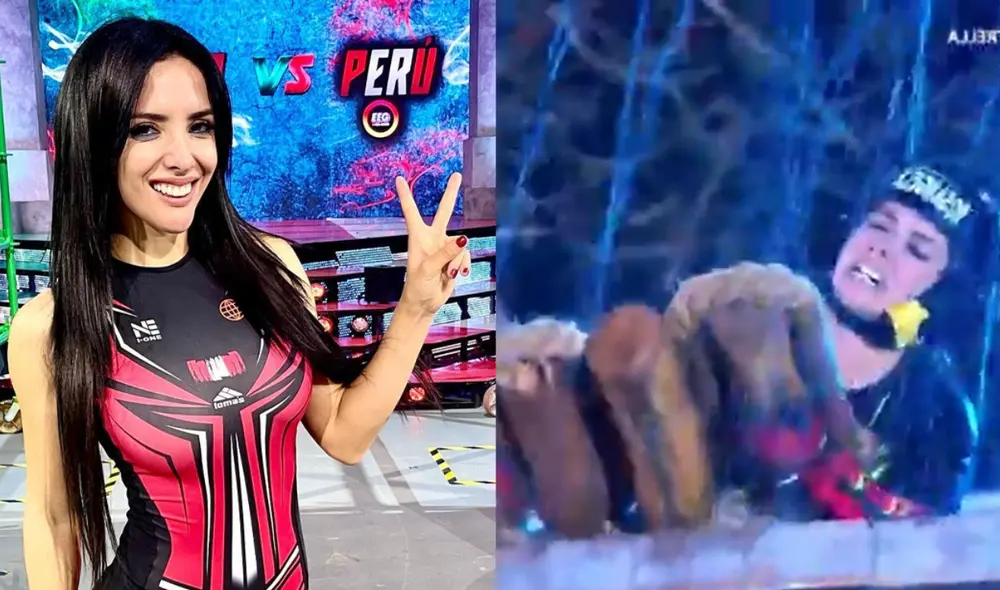 Rosángela Espinoza derrama lágrimas en la semifinal de "EEG". Foto: captura de América TV Rosángela Espinoza derrama lágrimas en la semifinal de "EEG". Foto: captura de América TV