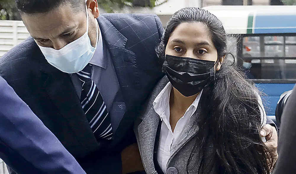 El dato. Yenifer Paredes aseguró a la Fiscalía que se mantendrá a disposición para que puedan avanzar con las investigaciones, pues no tiene nada que ocultar. Foto: Marco Cotrina/La República