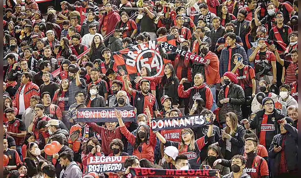 Hinchas. Acompañarán al Melgar en Porto Alegre. Foto: La República