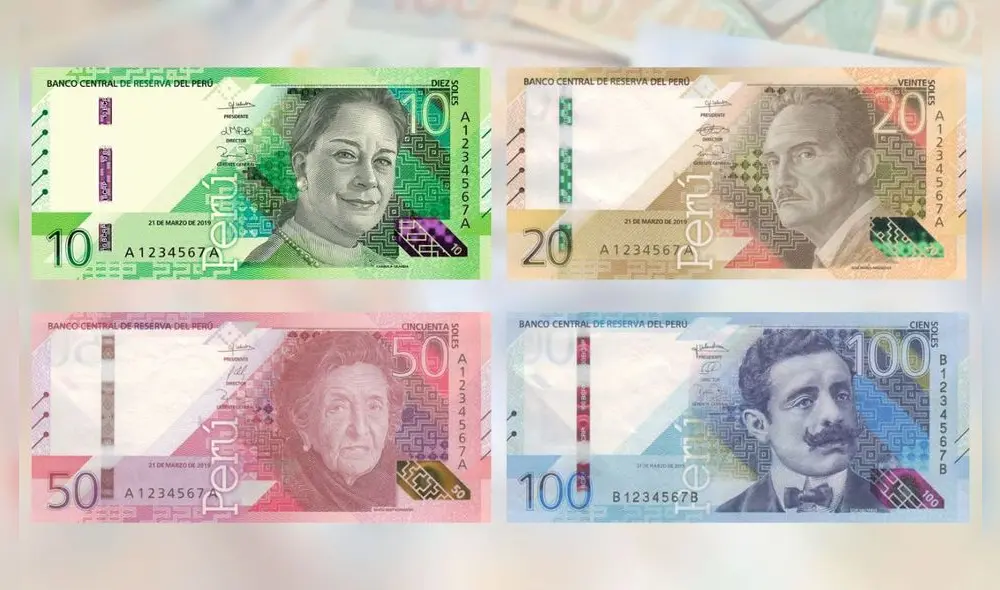 El BCRP presentó las nuevas características de la familia de los billetes. Foto: composición LR/BCRP