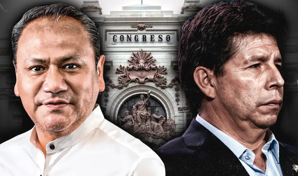 Congresistas sustentan nueva moción de vacancia en declaraciones de González contra Castillo. Foto: composición Gerson Cardoso / La República